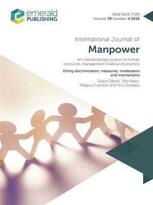 cover image of International Journal of Manpower, Volume 39, Number 4